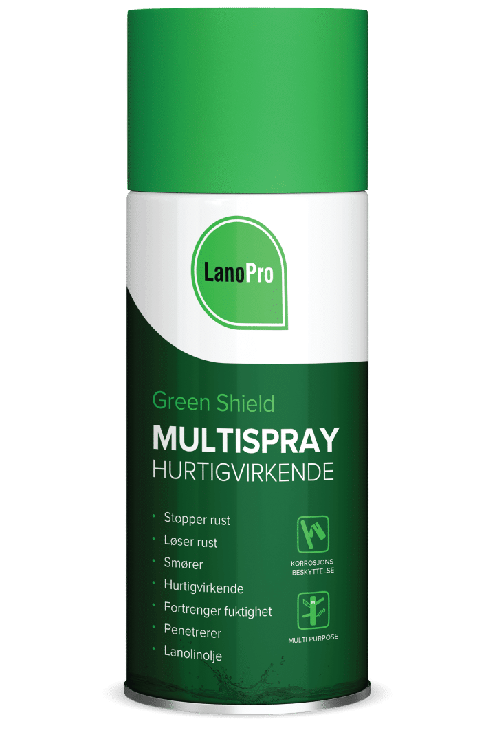 Multifunksjonelt smøremiddel - LanoPro Green Shield Multispray
