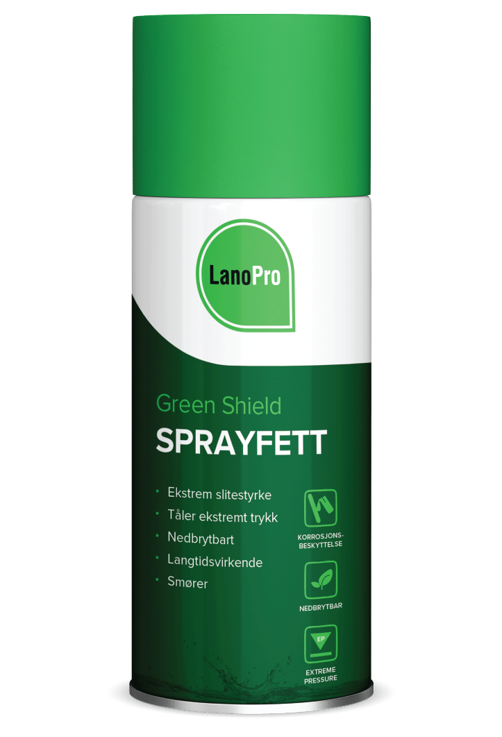 Extreme heavy duty fett - LanoPro Green Shield Sprayfett