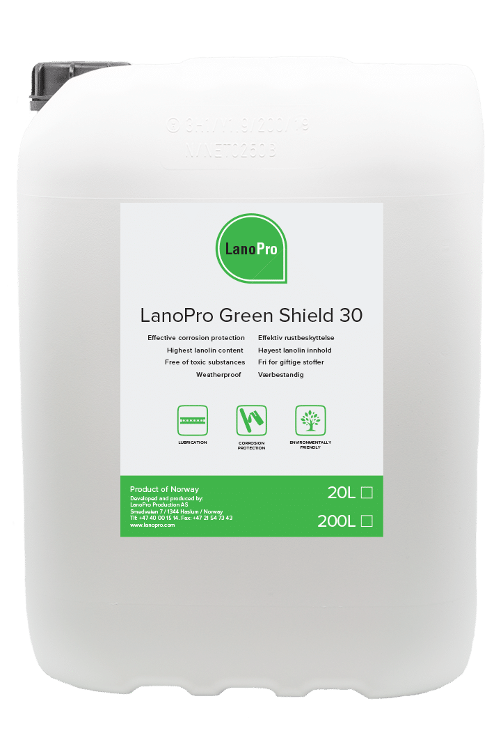 Beskyttende coating for kjøretøy - LanoPro Green Shield 30