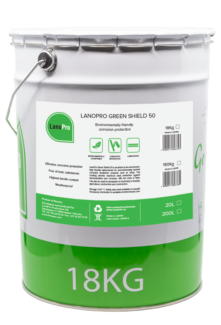 Maksimal beskyttelse mot rust med LanoPro Green Shield 50