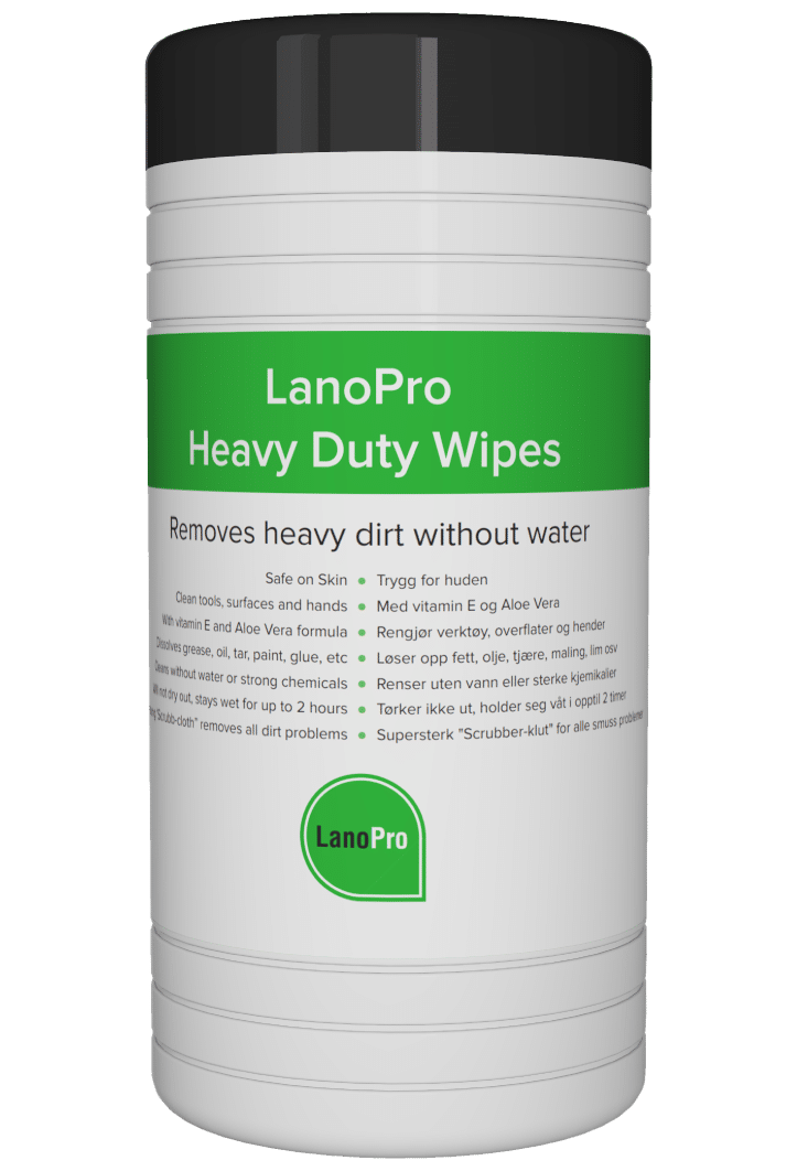 Håndrens servietter uten sterke kjemikalier fra LanoPro