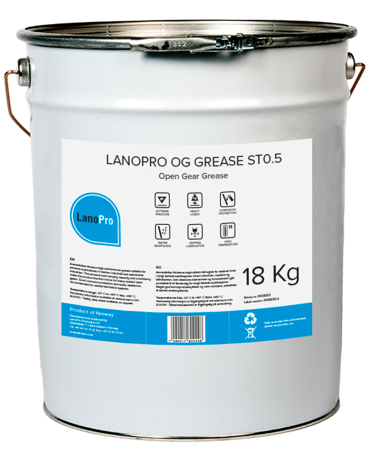 Smørefett for åpne gir fra LanoPro
