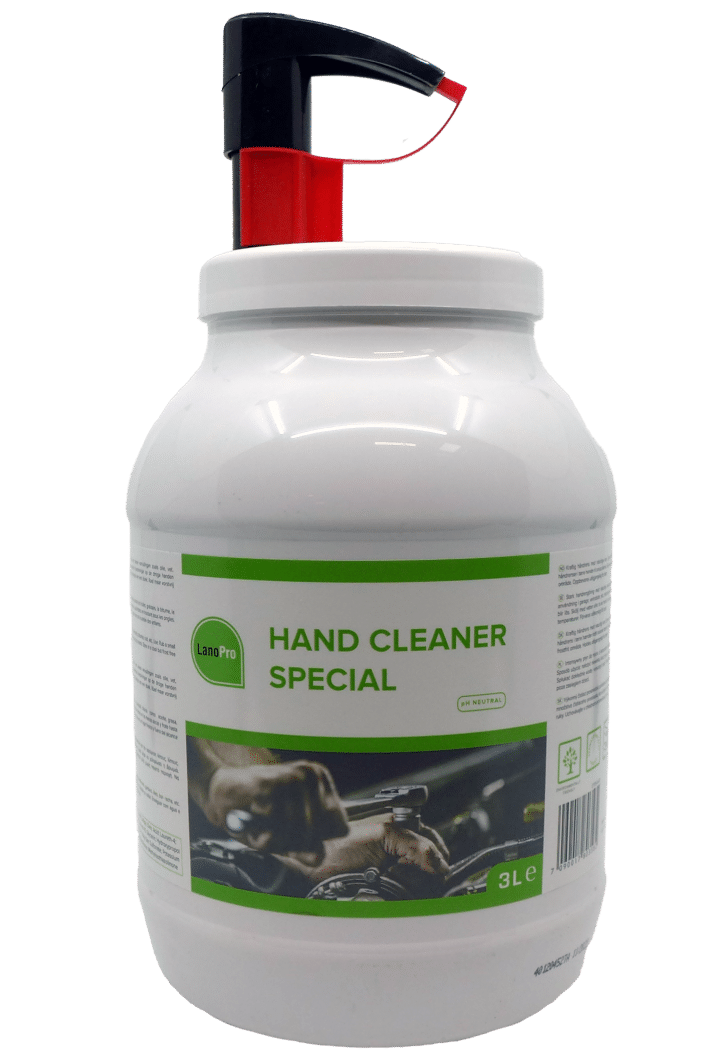 Kraftig håndrens som er løsemiddelfri fra LanoPro